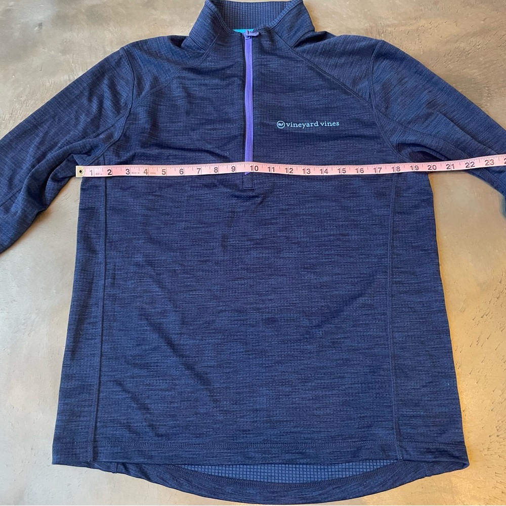 Like New, Vineyard Vines Long Sleeve Quarter Zip, Men’s S, Navy Blue Marled